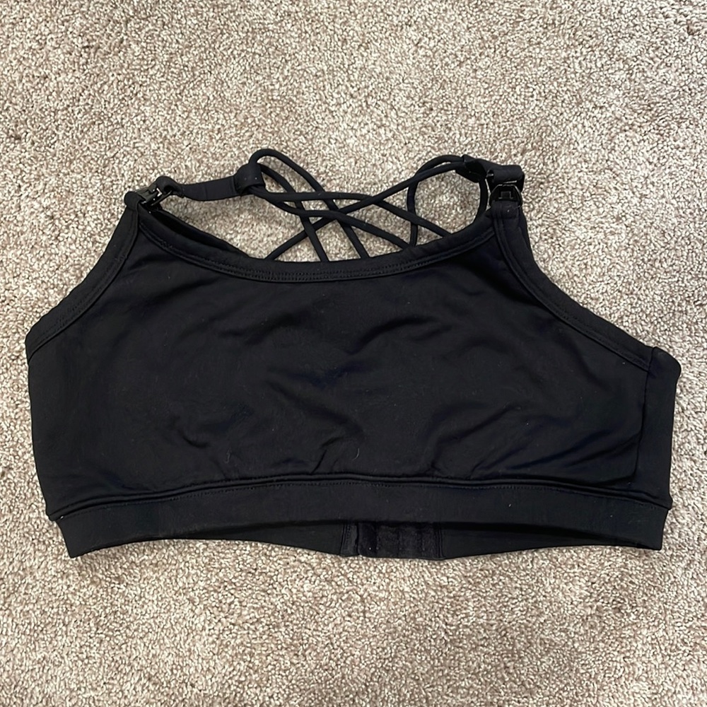 Nursing sports bra